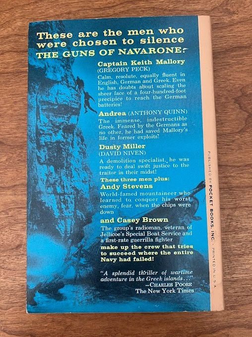Vtg Paperback - The Guns of Navarone by Allistair MacLean