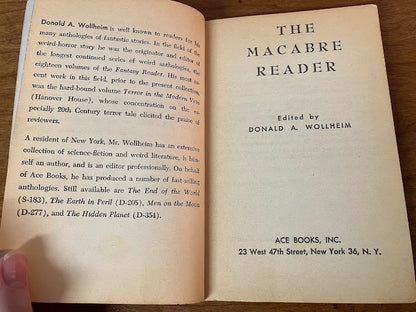 THE MACABRE READER - DONALD A. WOLLHEIM