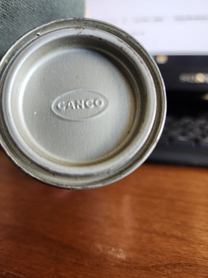 Vintage 1950's CANCO Tin Litho Advertising Coin Bank