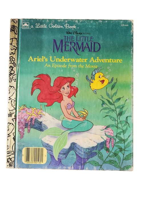 A Little Golden Book Little Mermaid Ariel’s Underwater Adventure - 1989