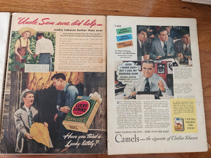 Lot of 4 Vintage Popular Mechanics Magazine From 1940