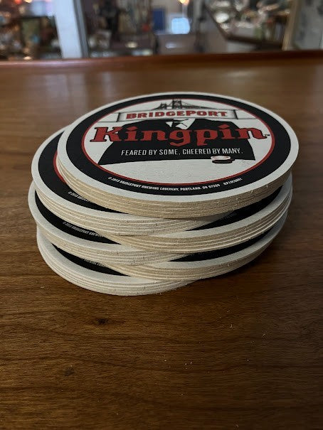 lot of 30 Beer Coaster ~ BRIDGEPORT Brewing co ~ KingPin