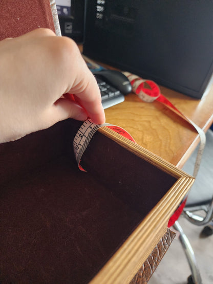 Hidden Compartment Faux Book Magnet Close Lined Secret Cache