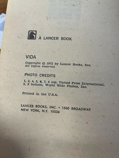 Vintage Paperback - Richard Deming: VIDA - Baseball Pitcher