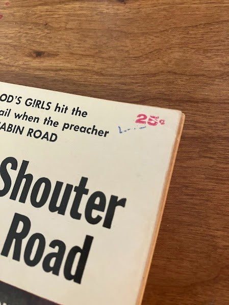 Gold Medal Books - The Sin Shouter of Cabin Road by John Faulkner