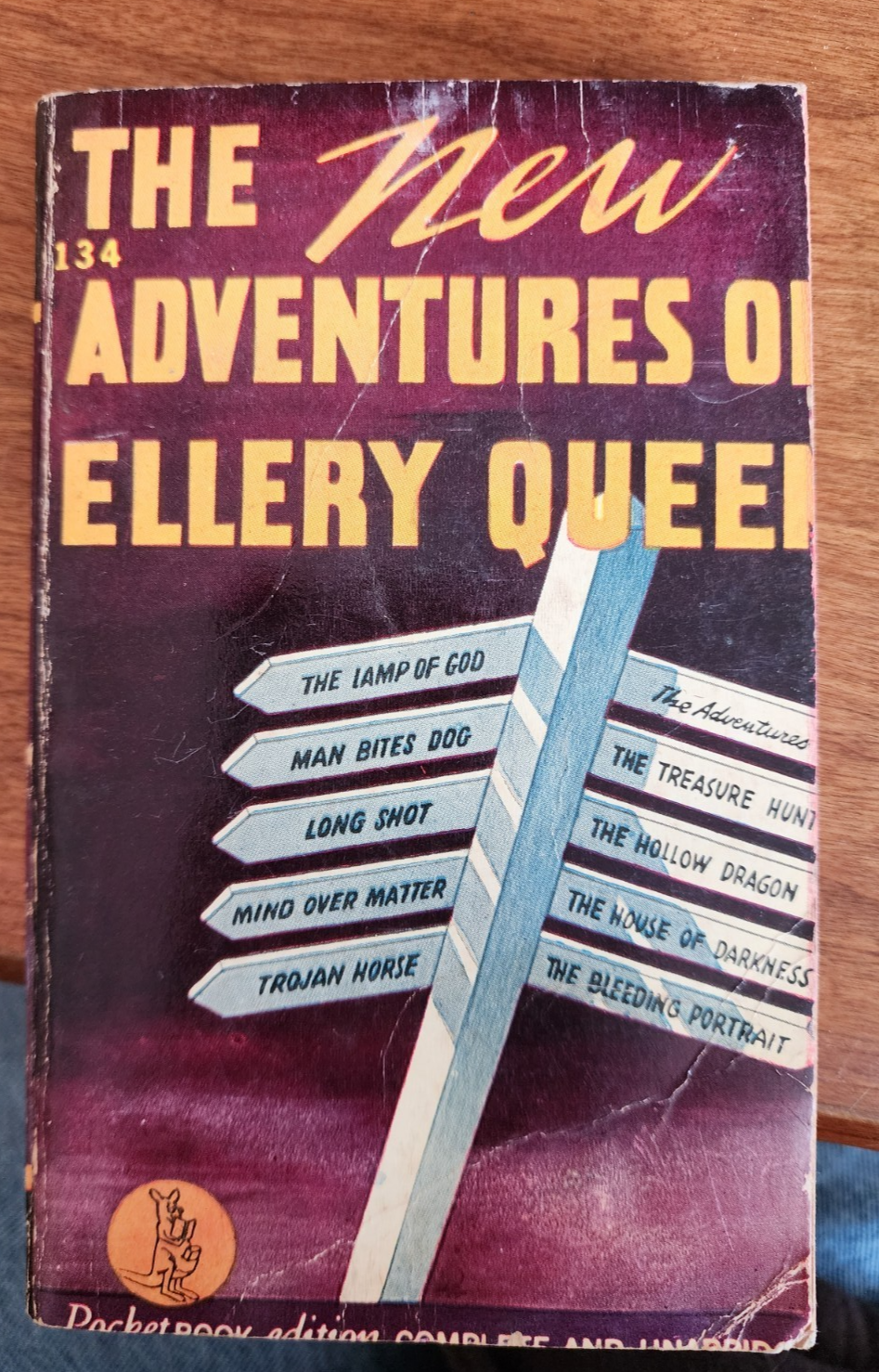 The New Adventures of Ellery Queen Pocket Books #134 1942