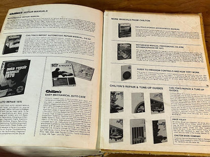Chilton's TRUCK and VAN REPAIR MANUAL - from 1970 to 1976 - gasoline and diesel