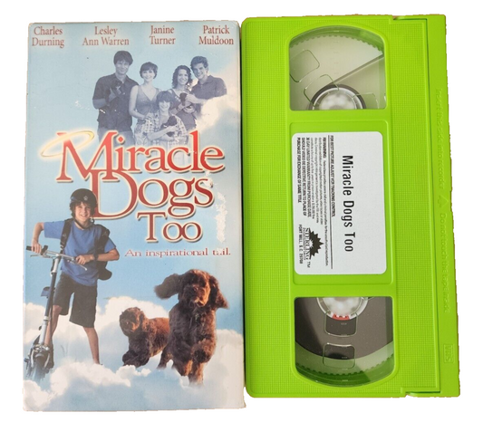 Miracle Dogs Too Neon Green VHS - Very Good