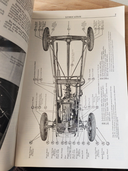 Ford Model A Passenger Car and Model AA Truck Engine Chassis - Manual