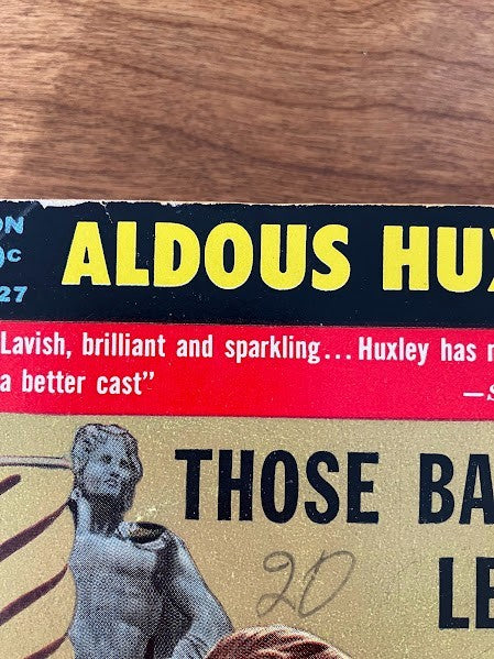 Avon Books - THOSE BARREN LEAVES by Aldous Huxley