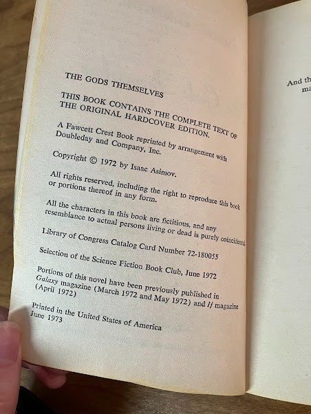 The Gods Themselves by Isaac Asimov