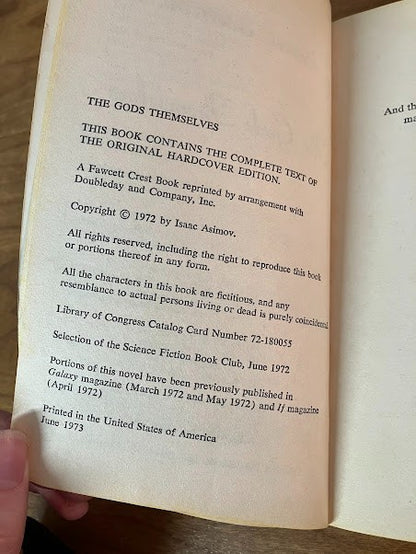 The Gods Themselves by Isaac Asimov