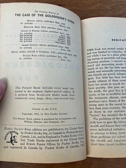 Vtg Paperbacks by Erle Stanley Gardner - lot of 3