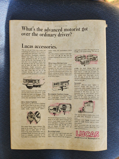 Vintage Autocar Magazine - 25 April 1968