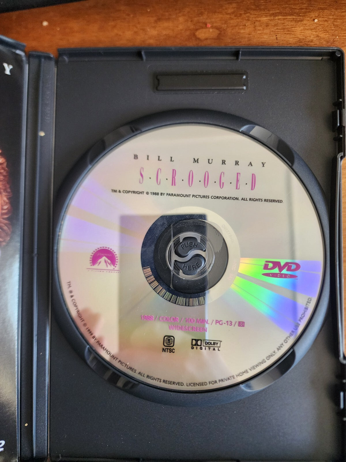 Scrooged - DVD By Bill Murray - GOOD