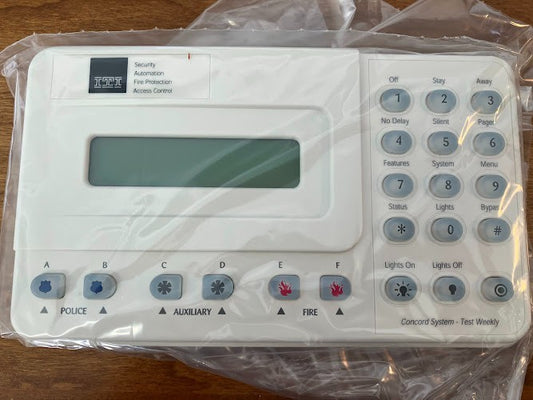 60-803-04 - Concord SB2000 SB 2000 LCD Alpha Touchpad