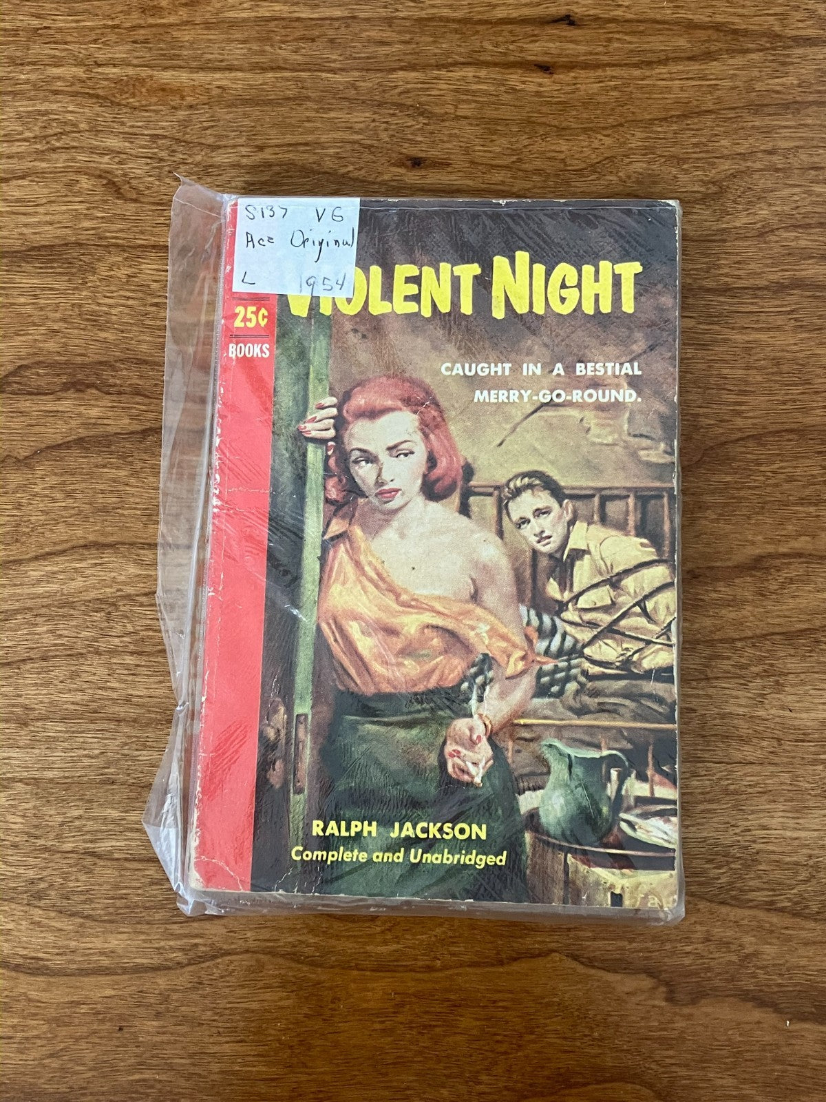 Vintage Paperback - Violent Night by Ralph Jackson
