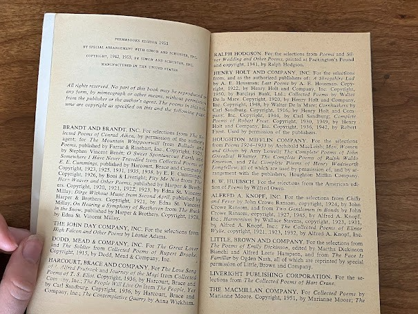 A Concise Treasury of Great Poems by Louis Untermeyer