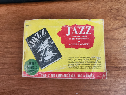 Jazz - From the Congo to the Metro by Robert Goffin (1944)