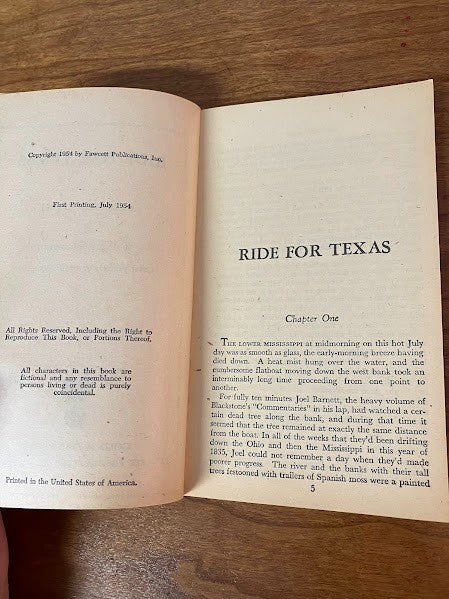 GOLD MEDAL PULP WESTERNS by William Heuman - lot of 3