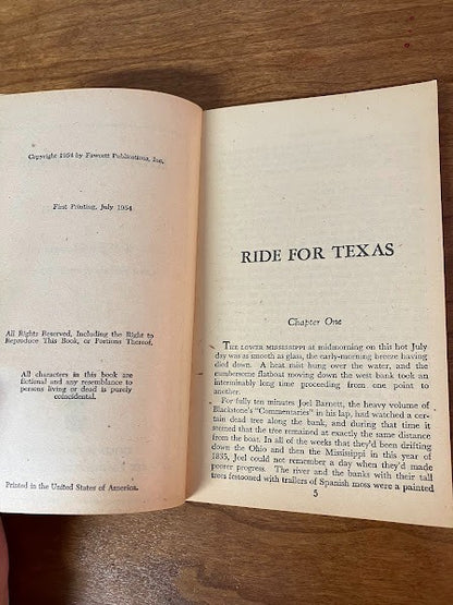 GOLD MEDAL PULP WESTERNS by William Heuman - lot of 3