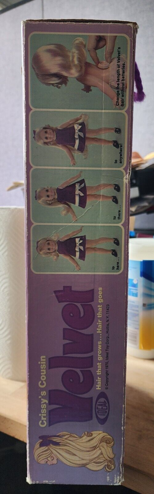 1970 Crissy's Cousin Velvet Doll by Ideal w/box