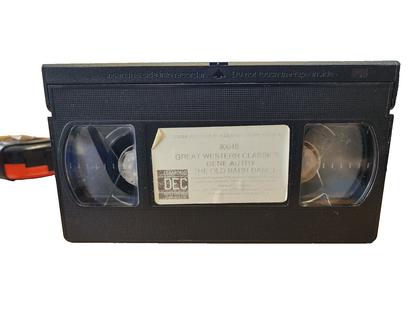 VTG CLASSIC SINGING COWBOYS 4 VIDEO VHS DIAMOND DEC