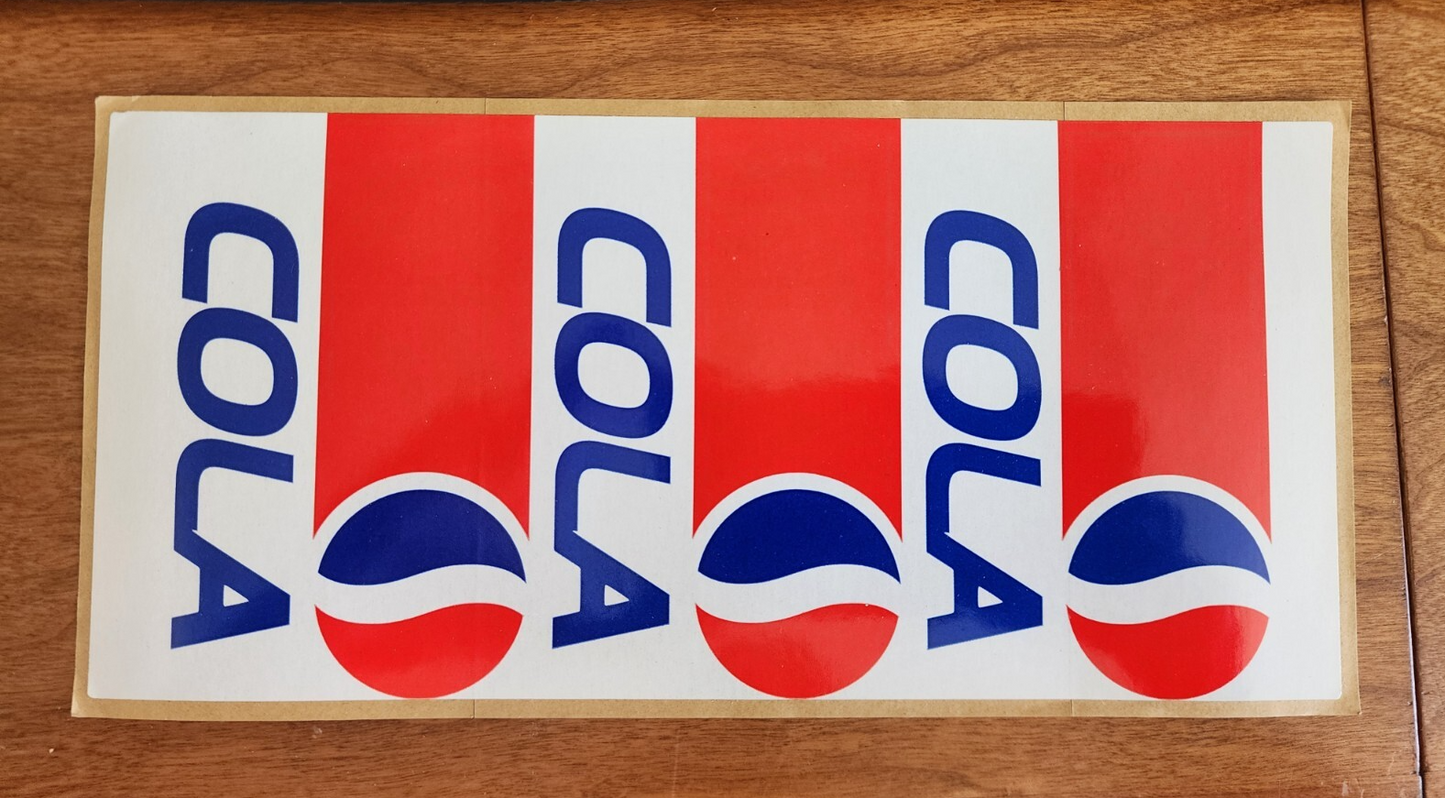 12 Fl Oz Pepsi Cola Soda Sticker Prop