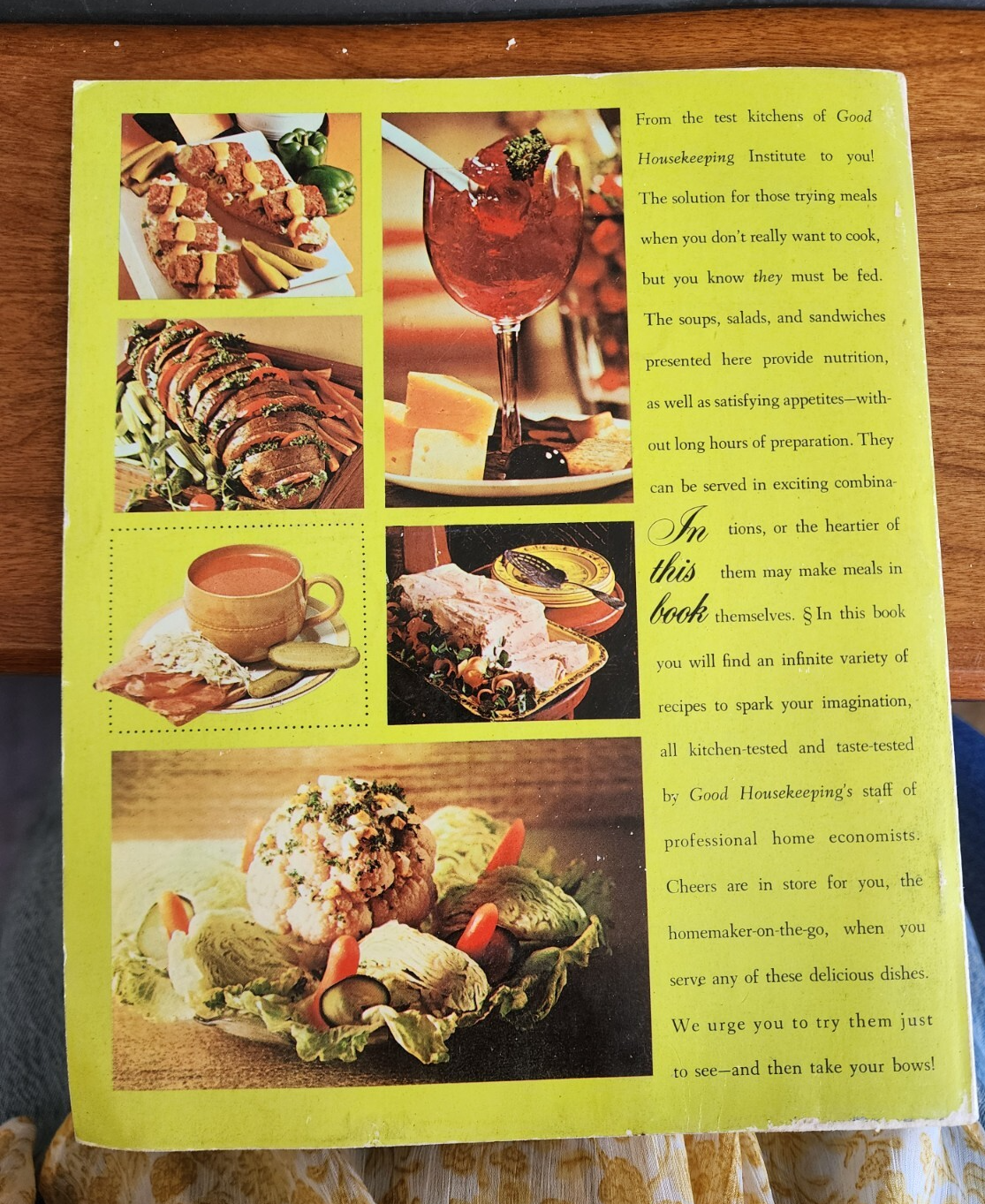 Good Housekeeping: Soups/Salads/Sandwiches - Cookbook, 1967