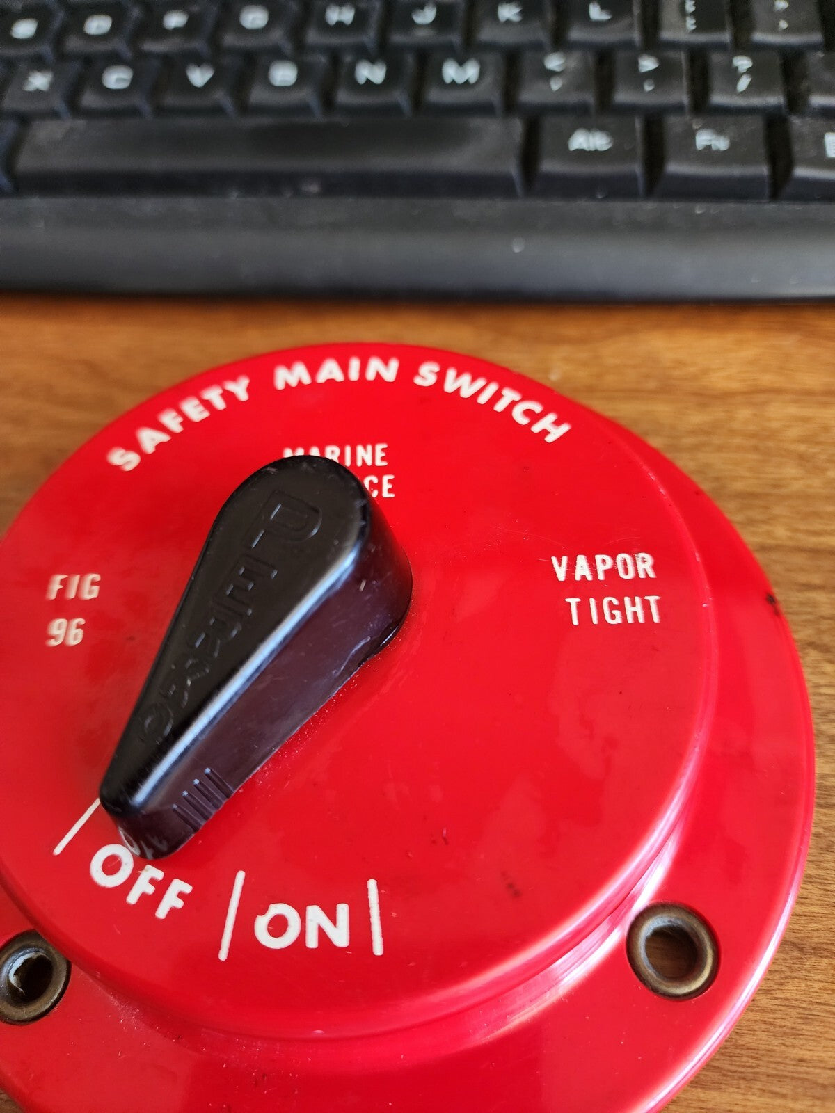 Vintage PERKO Marine Service Safety Main Switch