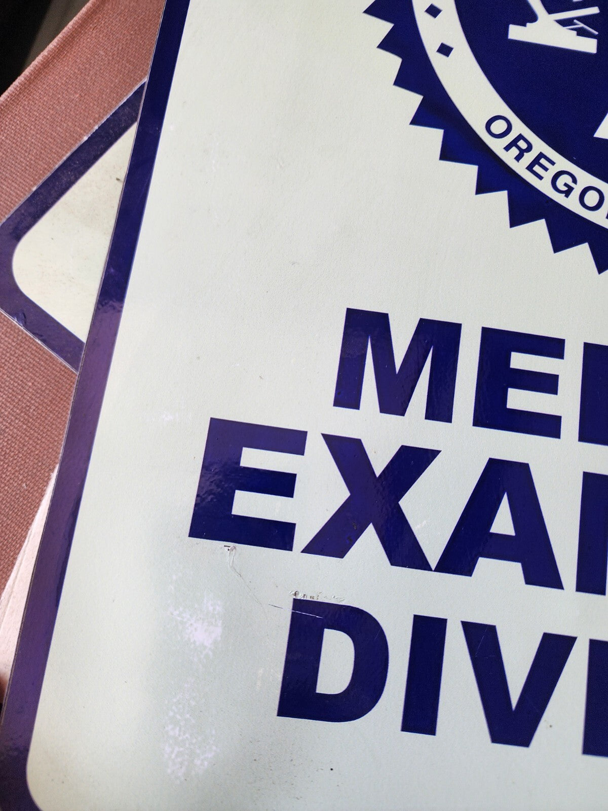 Oregon State Police Medical Examiner Division Magnet Sign 12" X 15"