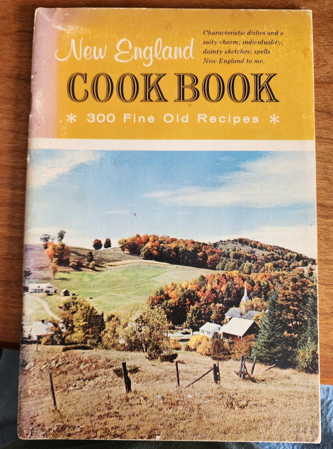 New England Cook Book: 300 Fine Old Recipes, by Kay Morrow - 1968