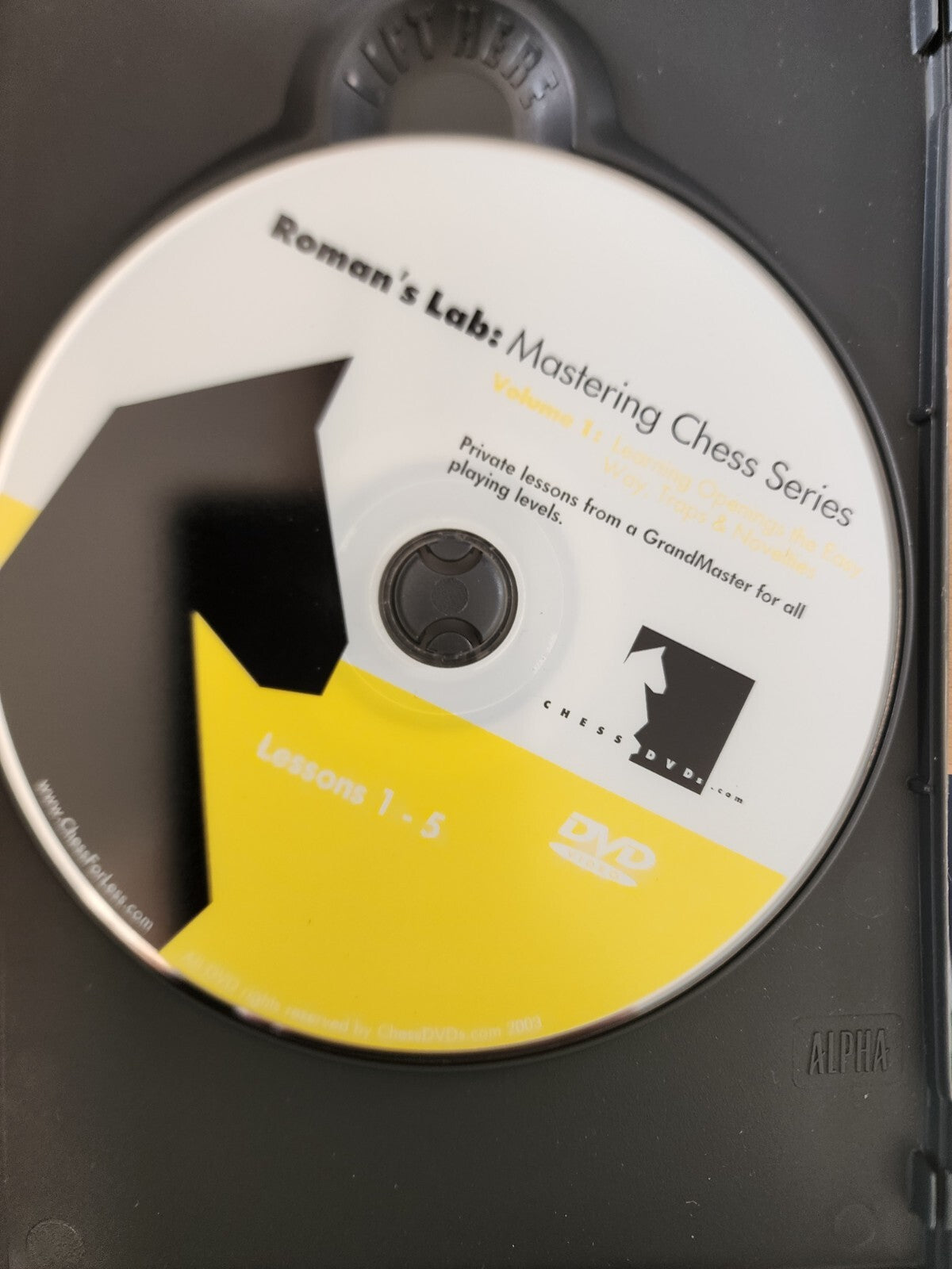 ROMAN'S LAB: Mastering Chess Series - Vol. 1 DVD
