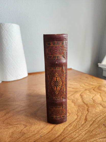 Hidden Compartment Faux Book Magnet Close