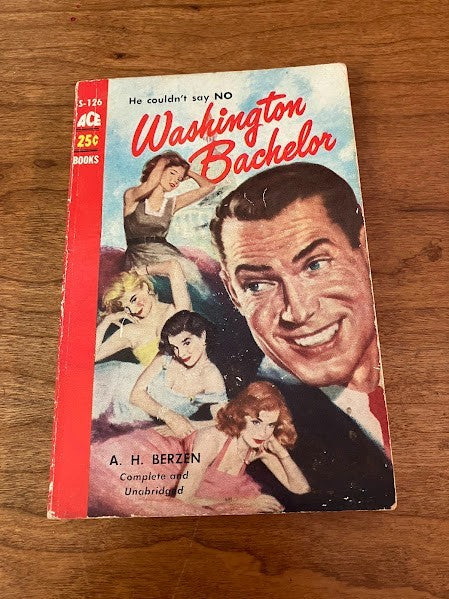 Vtg Paperback - Washington Bachelor By A H Berzen