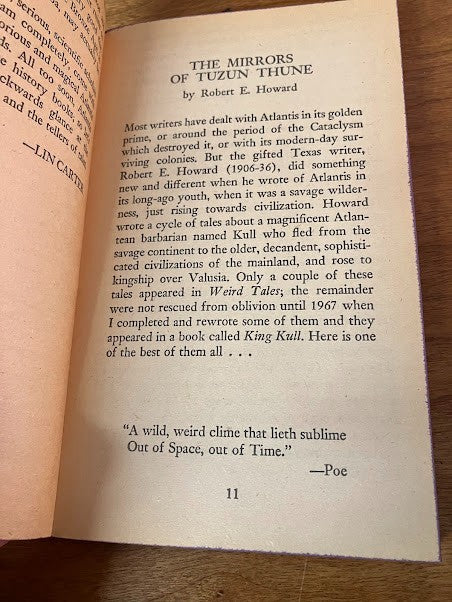 The Magic of Atlantis Ed by Lin Carter