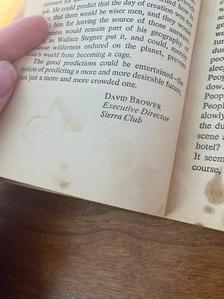 The Population Bomb by Dr. Paul R. Ehrlich