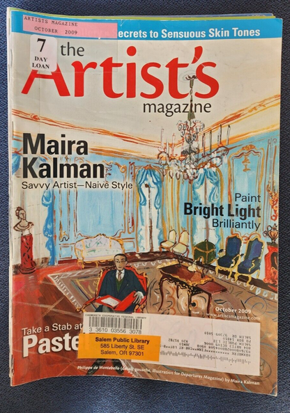International Artist lot of 9 monthly magazines 2009