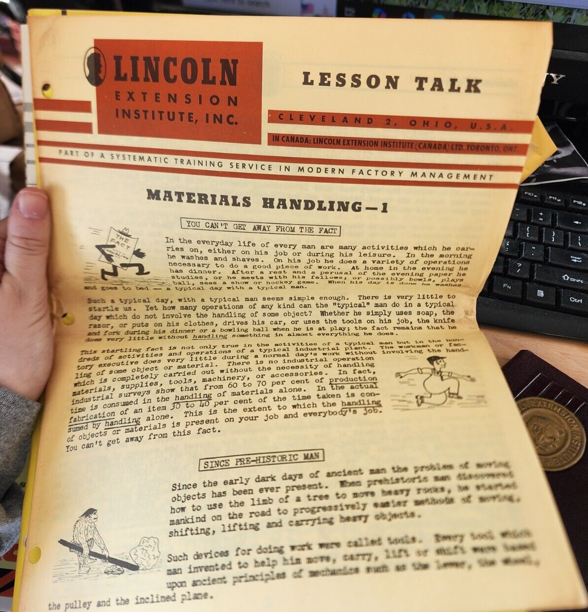 11 Lincoln Extension Institute Antique Book Cleveland