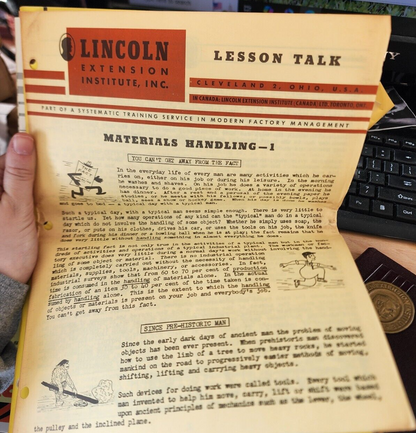 11 Lincoln Extension Institute Antique Book Cleveland