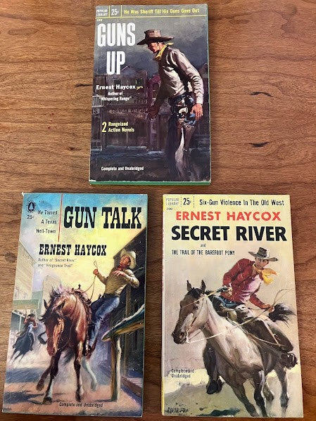 Popular Library: Books by Ernest Haycox - lot of 3