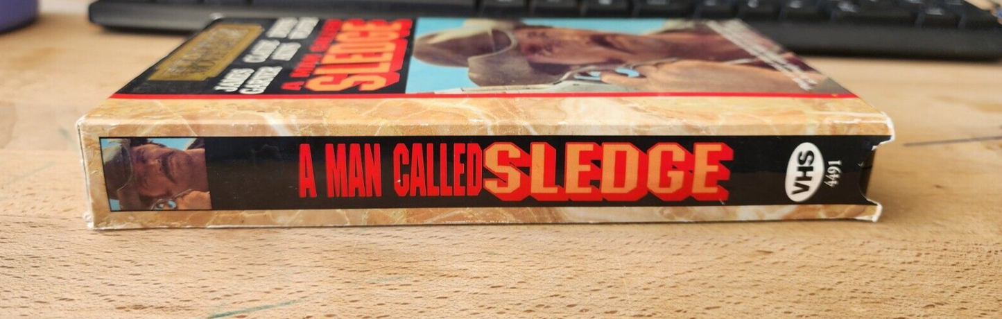 A Man Called Sledge On VHS With James Garner Claude Akins Dennis Weaver