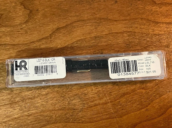 Hadley Roma Wristwatch Band Women's: 10R Black LS716 - Genuine Leather