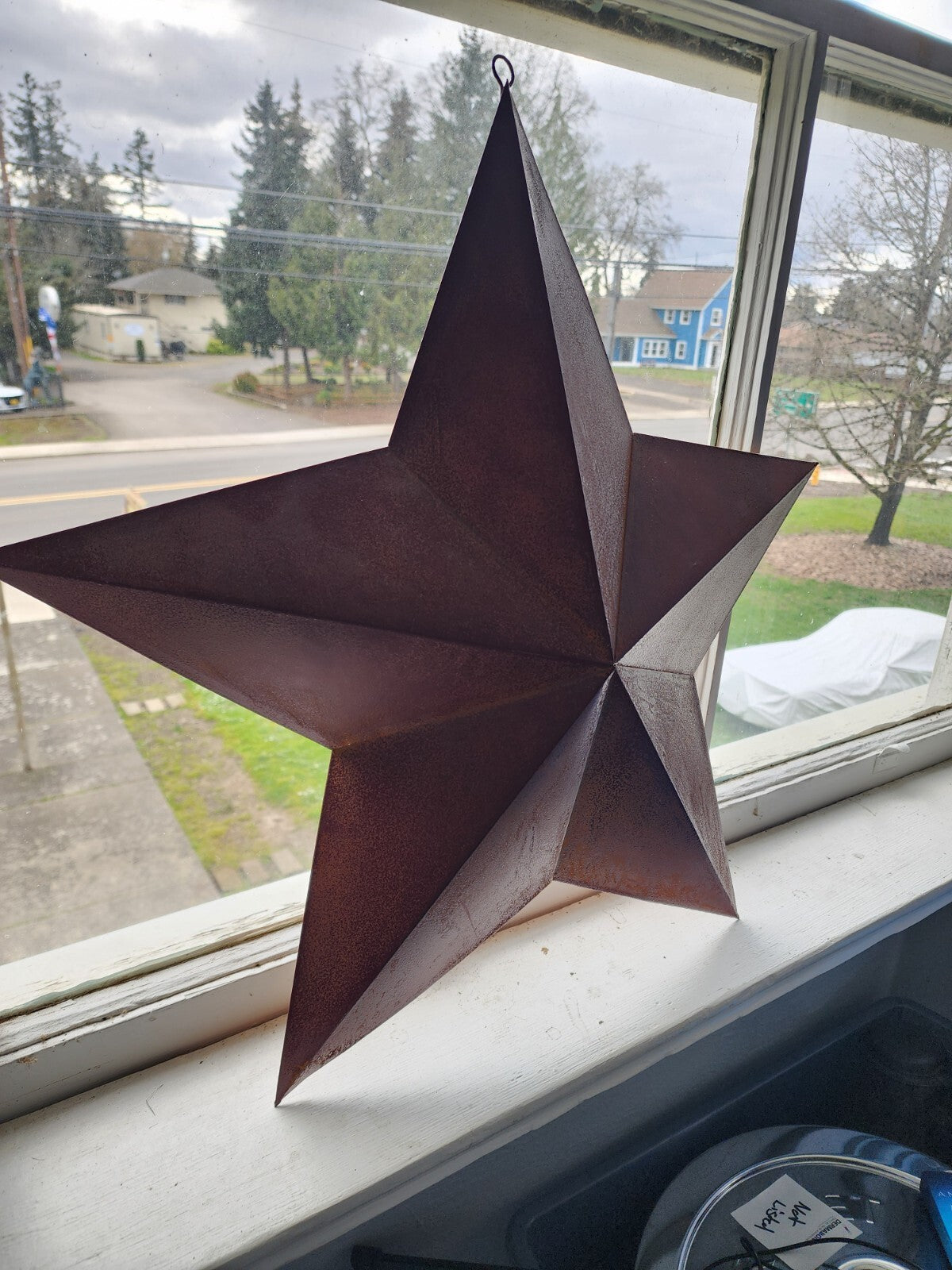Metal Barn Star Wall Decor Rustic Finish 22 inch