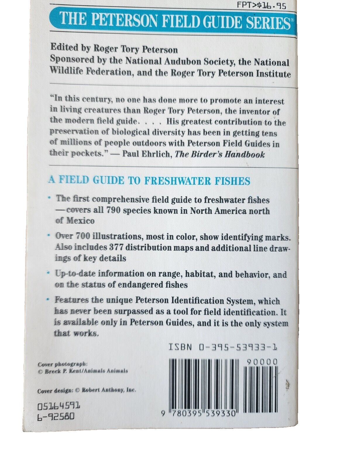 Peterson Field Guide (R) to Freshwater Fishes: North America Paperback Book