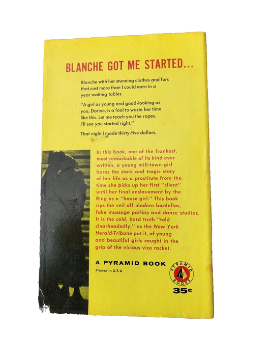 Vintage Sin Street Dorine Manners Paperback Book 1957