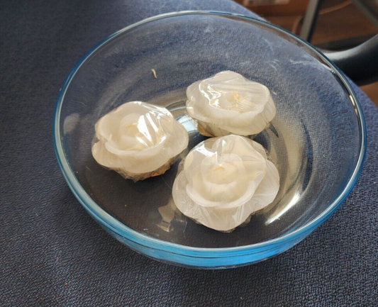 Home harmonies Azure Floating Rose Candle set NEW!