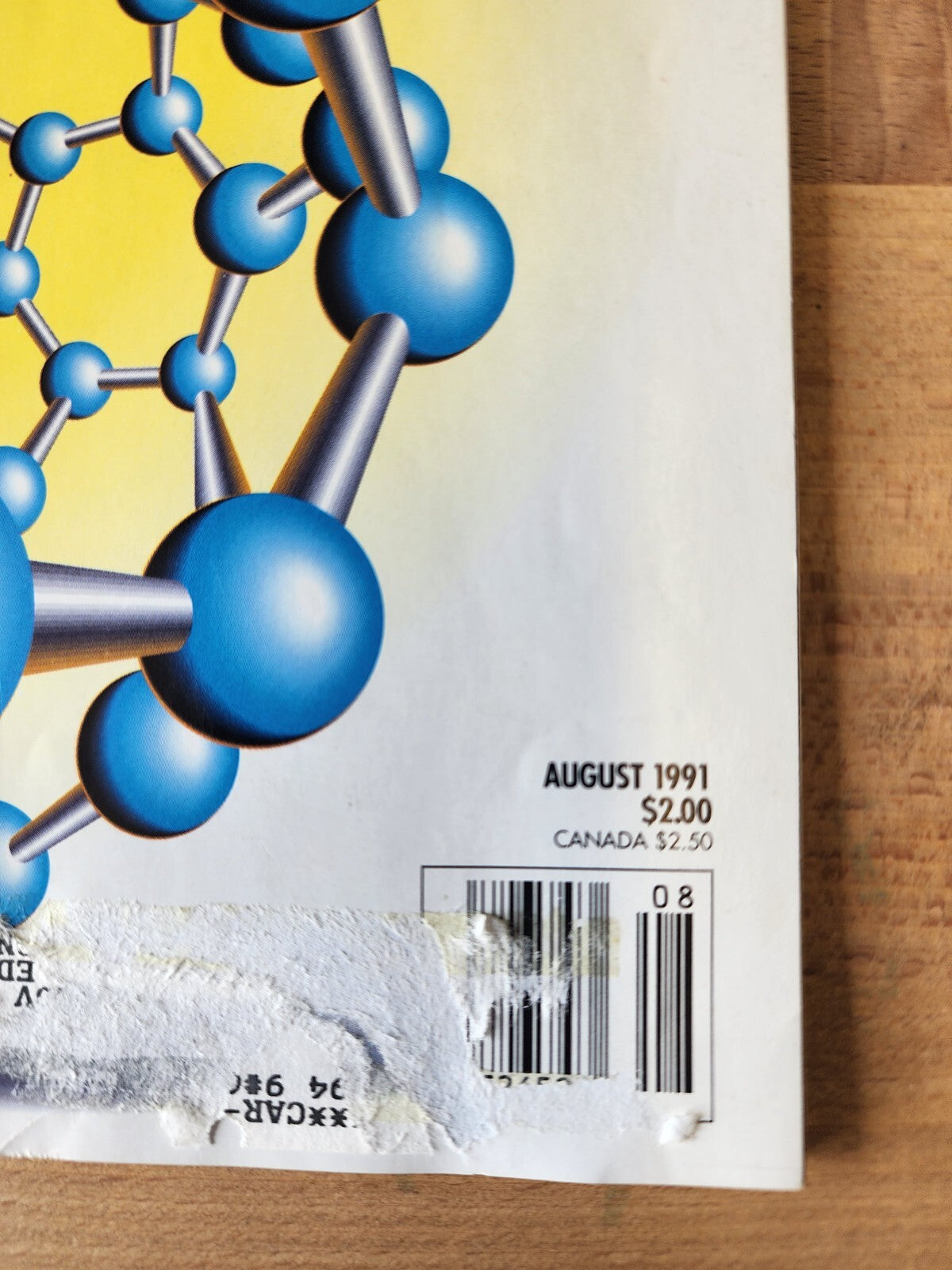 Popular Science Magazine August 1991 Buckyball Magic Molecule New Car Guide