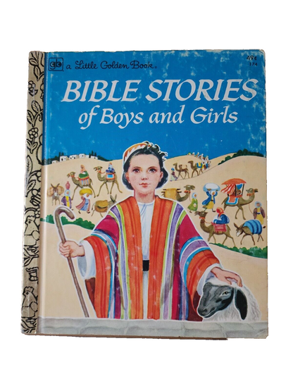 Bible Stories of Boys and Girls A Little Golden Book 1976