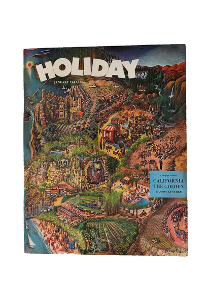 1947 JANUARY HOLIDAY MAGAZINE - CALIFORNIA